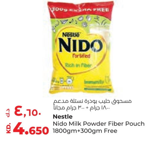 NIDO Milk Powder  in Lulu Hypermarket  in Kuwait - Kuwait City