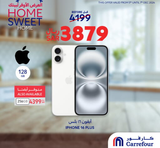 APPLE iPhone 16  in Carrefour in KSA, Saudi Arabia, Saudi - Dammam