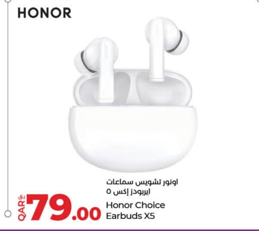 HONOR Earphone  in LuLu Hypermarket in Qatar - Doha