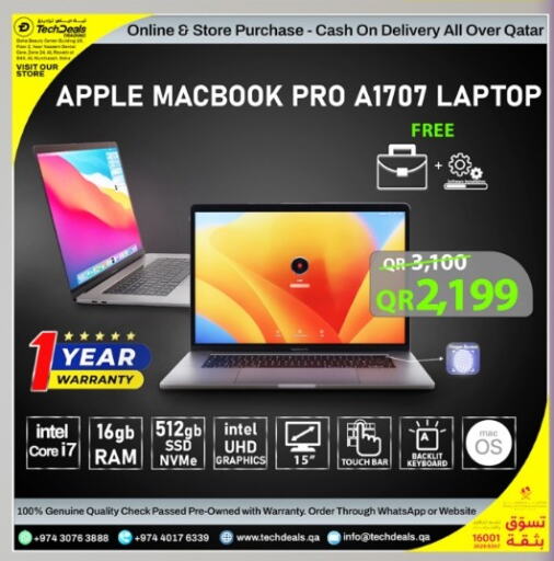 APPLE Laptop  in Tech Deals Trading in Qatar - Doha