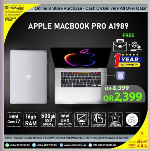 APPLE Laptop  in Tech Deals Trading in Qatar - Doha