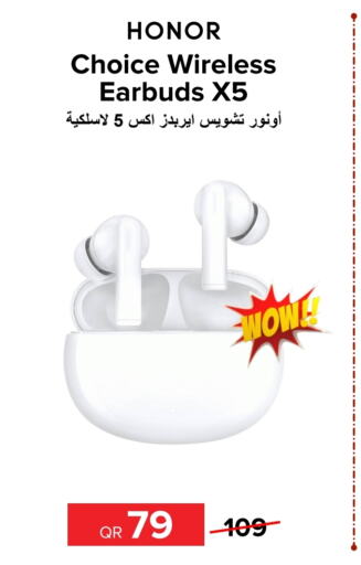 HONOR Earphone  in Al Anees Electronics in Qatar - Al Wakra