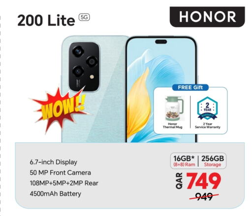 HONOR   in Al Anees Electronics in Qatar - Al Khor