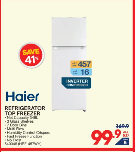 HAIER Refrigerator available at X-Cite in Kuwait - Kuwait City