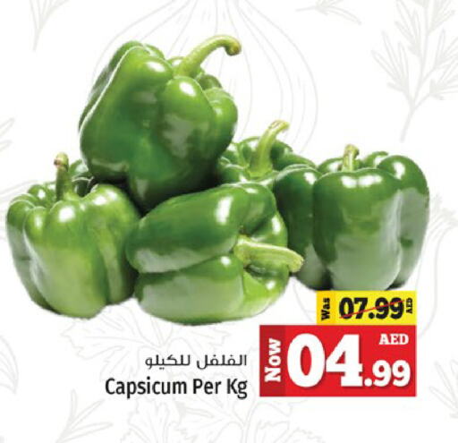 Chilli / Capsicum available at Kenz Hypermarket in UAE - Sharjah / Ajman