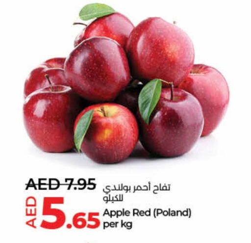 Apple from Poland available at Lulu Hypermarket in UAE - Umm al Quwain