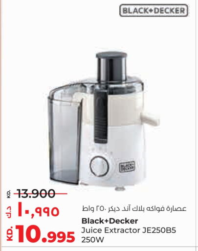 BLACK+DECKER Juicer available at Lulu Hypermarket  in Kuwait - Ahmadi Governorate