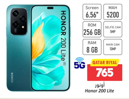 HONOR available at Dana Hypermarket in Qatar - Al Shamal