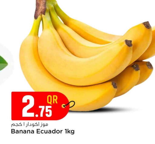 Banana from Ecuador available at Safari Hypermarket in Qatar - Al Wakra