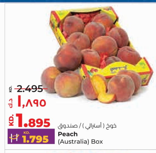 Peach from Australia available at Lulu Hypermarket  in Kuwait - Jahra Governorate