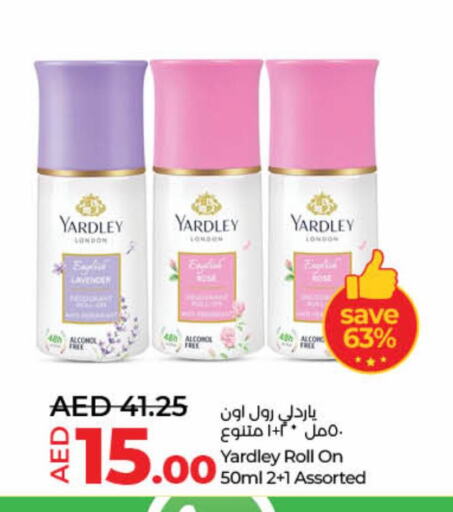 YARDLEY available at Lulu Hypermarket in UAE - Umm al Quwain