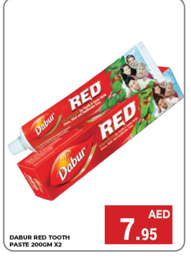 DABUR RED Toothpaste available at Kerala Hypermarket in UAE - Ras al Khaimah