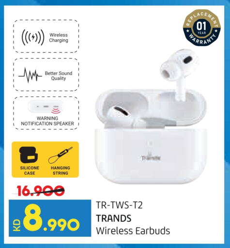 TRANDS Earphone available at Lulu Hypermarket  in Kuwait - Ahmadi Governorate