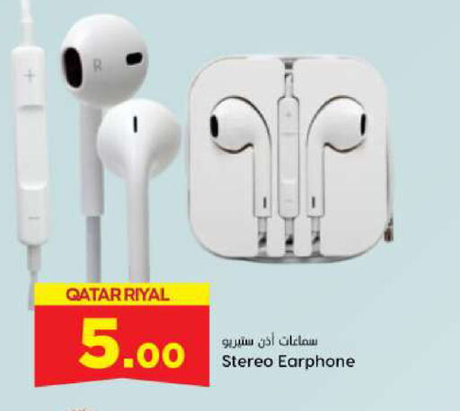 Earphone available at Dana Hypermarket in Qatar - Al Wakra