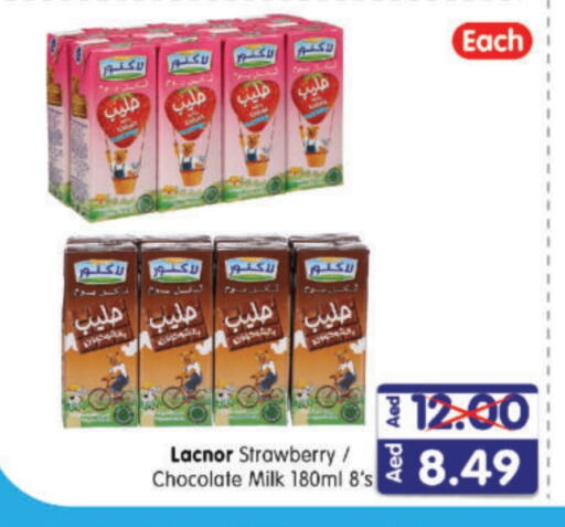 LACNOR Flavoured Milk available at Al Madina Hypermarket in UAE - Abu Dhabi