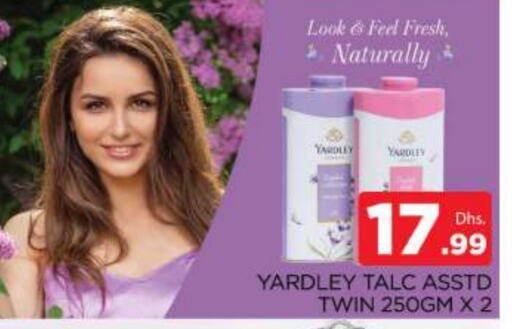 YARDLEY Talcum Powder available at AL MADINA (Dubai) in UAE - Dubai