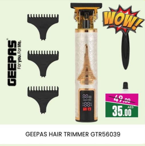 GEEPAS Hair Remover  available at AL MADINA (Dubai) in UAE - Dubai