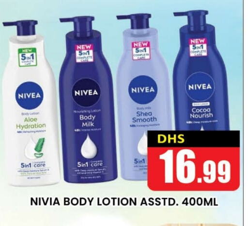 Nivea Body Lotion & Cream available at AL MADINA (Dubai) in UAE - Dubai