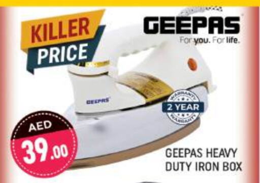 GEEPAS Ironbox available at Shaklan  in UAE - Dubai