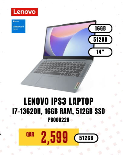 LENOVO Laptop available at Digital Zone Trading in Qatar - Al-Shahaniya