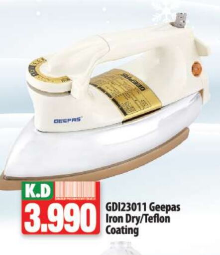 GEEPAS Ironbox available at Mango Hypermarket  in Kuwait - Jahra Governorate