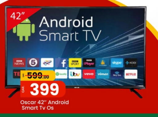 OSCAR Smart TV available at Paris Hypermarket in Qatar - Al Khor