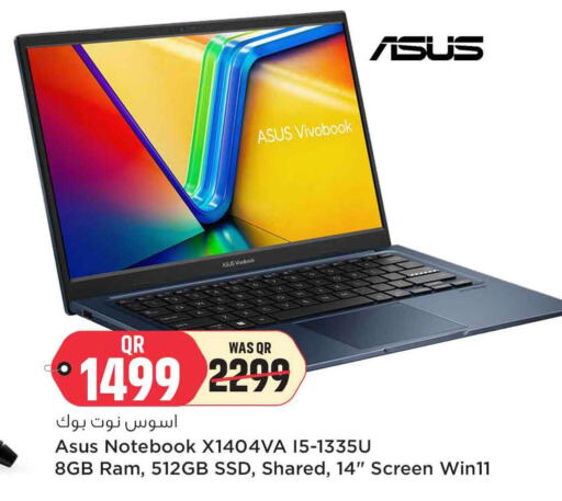 ASUS Laptop available at Safari Hypermarket in Qatar - Umm Salal