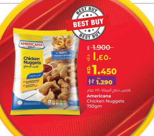 AMERICANA Chicken Nuggets available at Lulu Hypermarket  in Kuwait - Kuwait City