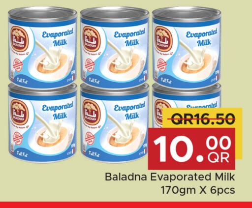 BALADNA Evaporated Milk available at Family Food Centre in Qatar - Al Wakra