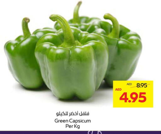 Chilli / Capsicum available at Abu Dhabi COOP in UAE - Al Ain