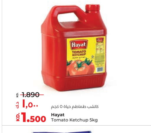 HAYAT Tomato Ketchup available at Lulu Hypermarket  in Kuwait - Jahra Governorate