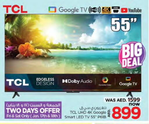 TCL Smart TV available at Nesto Hypermarket in UAE - Ras al Khaimah