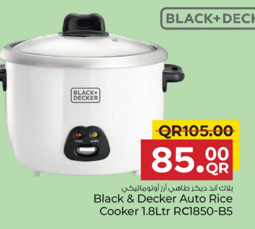 BLACK+DECKER Rice Cooker available at Family Food Centre in Qatar - Al Khor