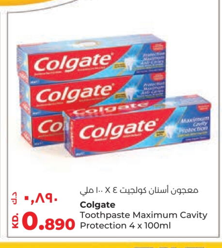 COLGATE Toothpaste available at Lulu Hypermarket  in Kuwait - Kuwait City