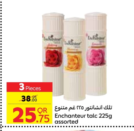 Enchanteur Talcum Powder available at Carrefour in Qatar - Umm Salal