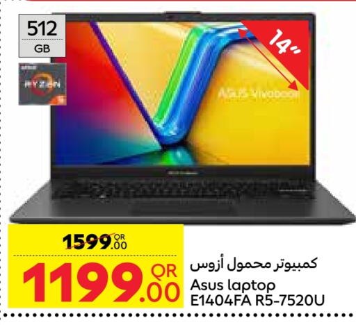 ASUS Laptop available at Carrefour in Qatar - Al Rayyan