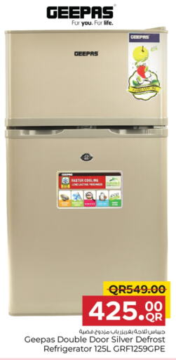 GEEPAS Refrigerator available at Family Food Centre in Qatar - Al Daayen