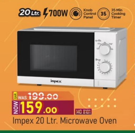 IMPEX Microwave Oven available at Paris Hypermarket in Qatar - Doha