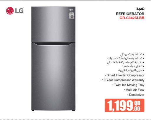 LG Refrigerator available at Jumbo Electronics in Qatar - Al Daayen