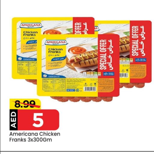 AMERICANA Chicken Franks available at Mark & Save in UAE - Abu Dhabi