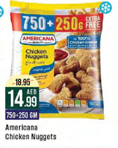 AMERICANA Chicken Nuggets available at West Zone Supermarket in UAE - Abu Dhabi