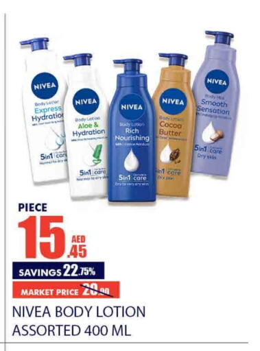 Nivea Body Lotion & Cream available at Bismi Wholesale in UAE - Dubai