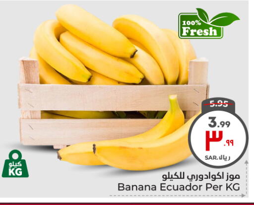 Banana from Ecuador available at Hyper Al Wafa in KSA, Saudi Arabia, Saudi - Ta'if