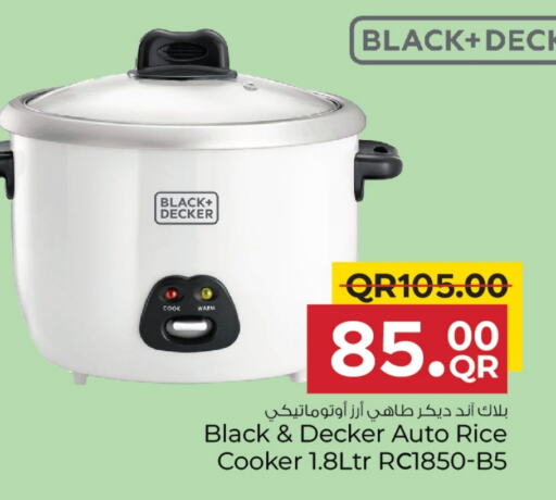 BLACK+DECKER Rice Cooker available at Family Food Centre in Qatar - Al Daayen