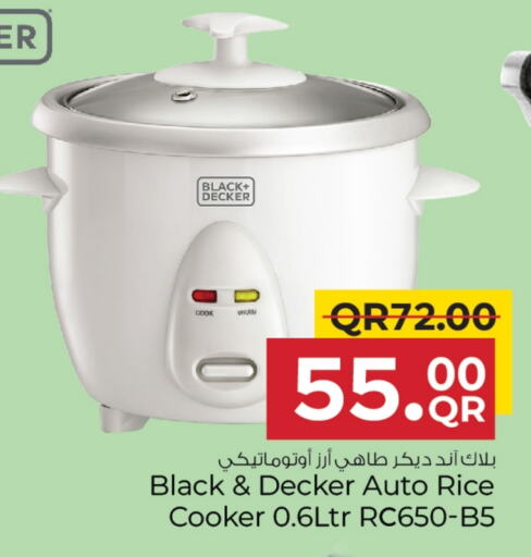 BLACK+DECKER Rice Cooker available at Family Food Centre in Qatar - Doha