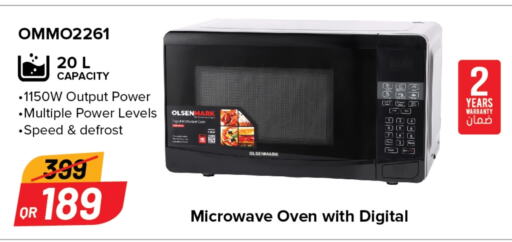 OLSENMARK Microwave Oven available at Family Food Centre in Qatar - Al Daayen