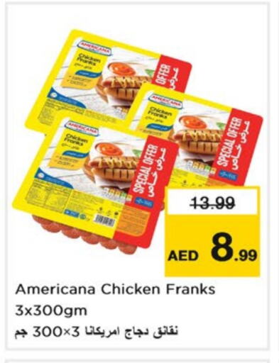 AMERICANA Chicken Franks available at Nesto Hypermarket in UAE - Dubai