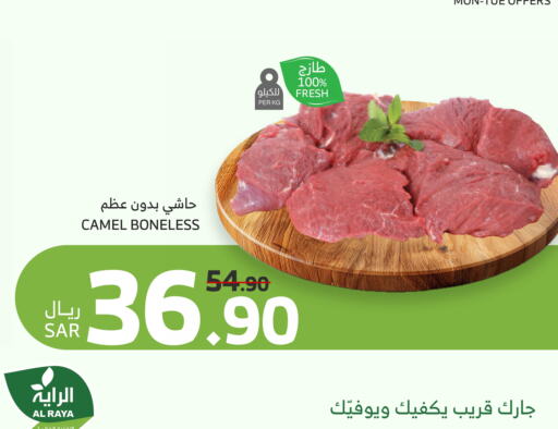 Camel meat available at Al Raya in KSA, Saudi Arabia, Saudi - Tabuk