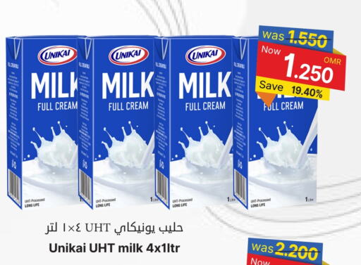 UNIKAI Long Life / UHT Milk available at Al Qoot Hypermarket in Oman - Muscat