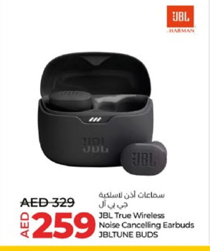 JBL Earphone available at Lulu Hypermarket in UAE - Fujairah